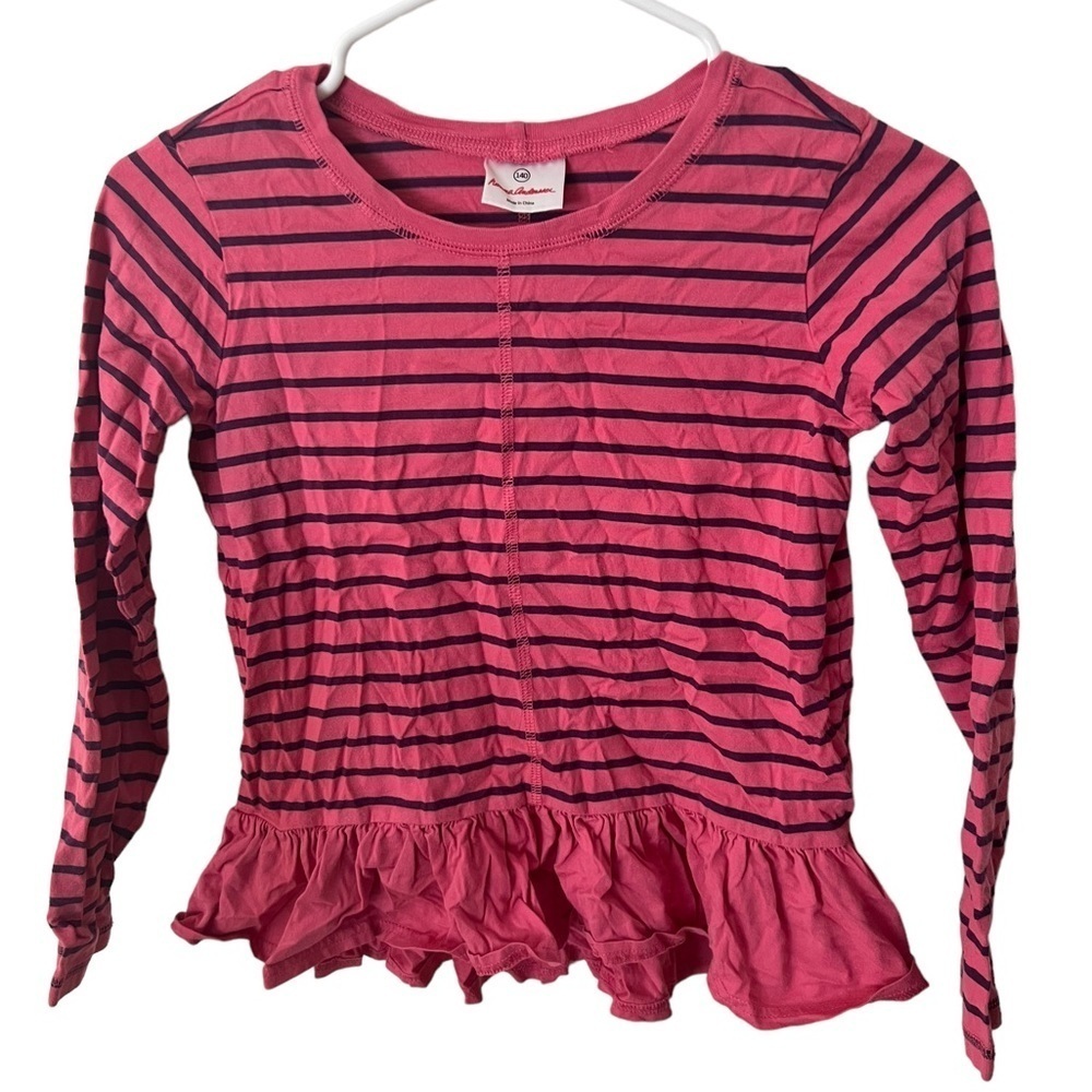Hanna Andersson sz 140 girls sz 10 top long sleeve tee